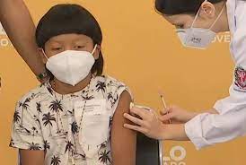 SP: indígena é a 1ª criança vacinada contra a covid-19 no país