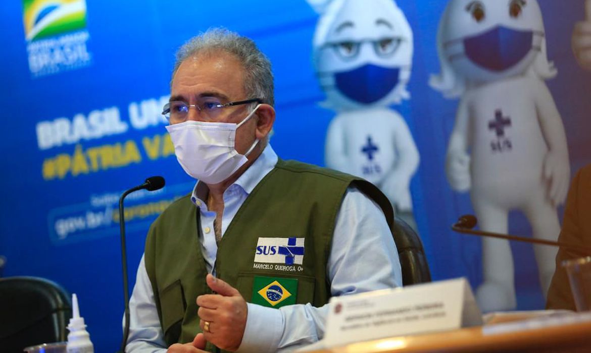 Saúde: Ministro diz que vacinação infantil contra covid-19 será monitorada
